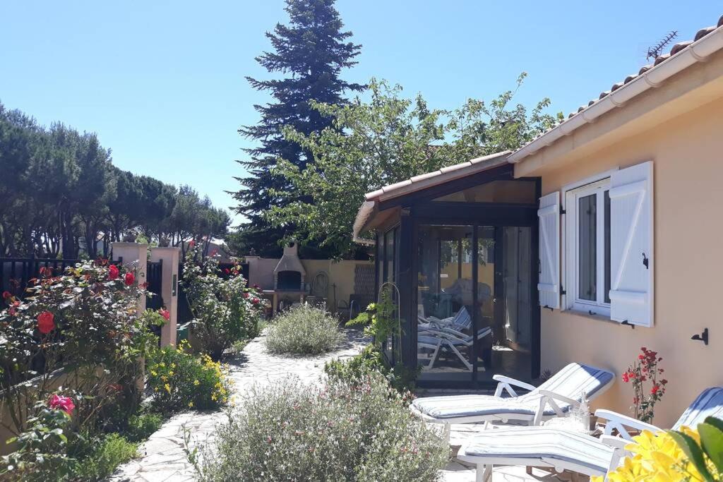 Villa 3 étoiles près des plages, Parking, Wifi, Clim à Sauvian Extérieur photo